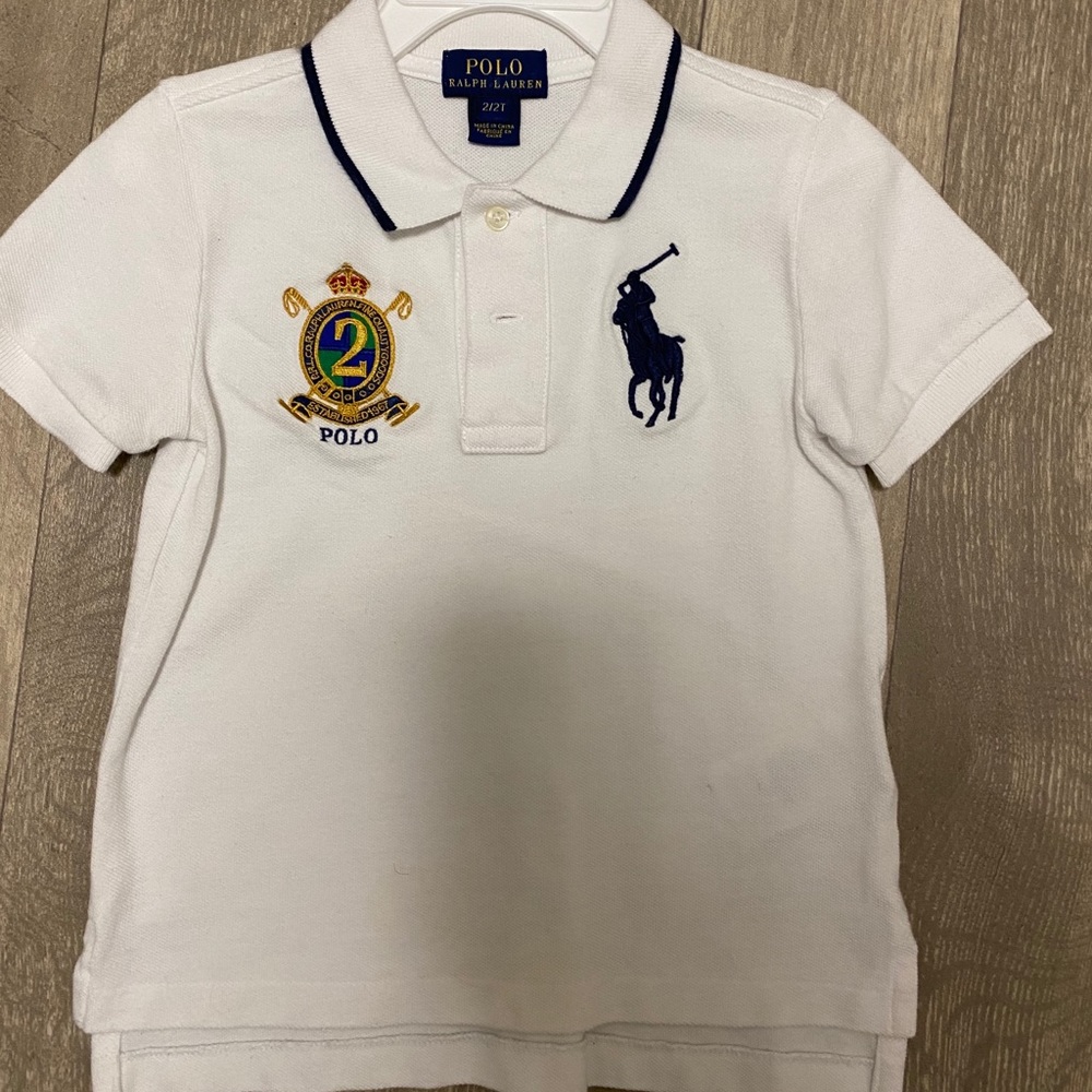 White polo shirt